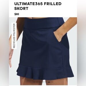 NWT adidas ultimate 365 frilled skort